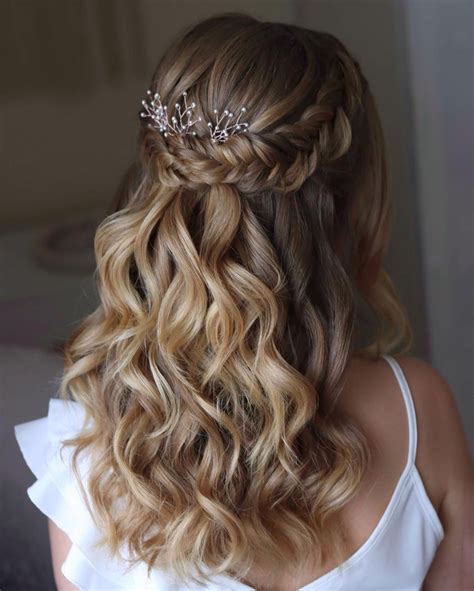 down bridesmaid hair|hair for halter bridesmaid.